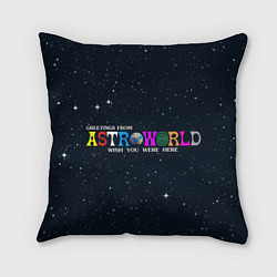 Подушка квадратная Astroworld, цвет: 3D-принт
