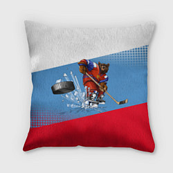 Подушка квадратная Русский хоккей