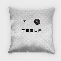 Подушка квадратная INTER MIAMI FC TESLA KIT, цвет: 3D-принт