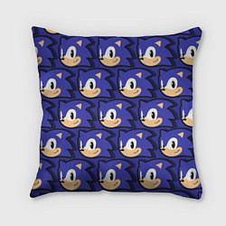 Подушка квадратная Sonic pattern, цвет: 3D-принт