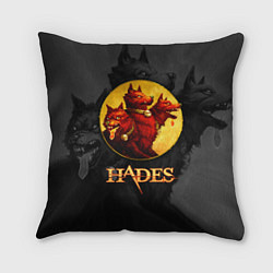 Подушка квадратная Hades wolf, цвет: 3D-принт