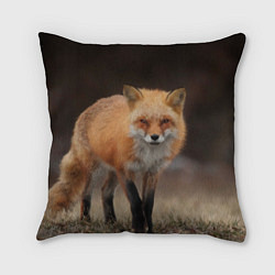 Подушка квадратная Хитрая лисица, цвет: 3D-принт