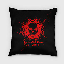 Подушка квадратная Gears esports, цвет: 3D-принт