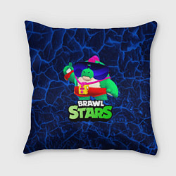 Подушка квадратная Базз Buzz Brawl Stars, цвет: 3D-принт