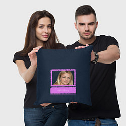 Подушка квадратная Free Britney Свободу Бритни!, цвет: 3D-принт — фото 2