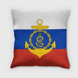 Подушка квадратная Черноморский флот ВМФ, цвет: 3D-принт