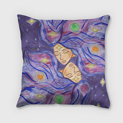 Подушка квадратная Галактика, цвет: 3D-принт