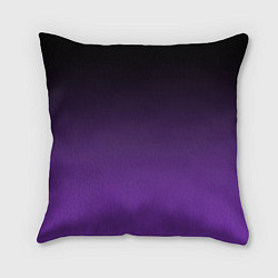 Подушка квадратная Ночной градиент Фиолетовый, цвет: 3D-принт