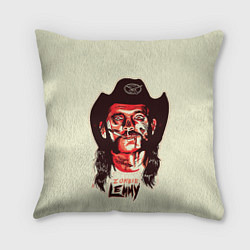 Подушка квадратная Zombie Lemmy, цвет: 3D-принт