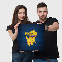 Подушка квадратная ПИКА ПИКА PIKA PIKA, цвет: 3D-принт — фото 2