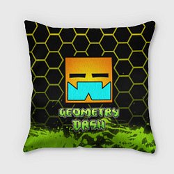 Подушка квадратная Geometry Dash
