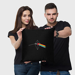 Подушка квадратная No mens sky x Pink Floyd, цвет: 3D-принт — фото 2