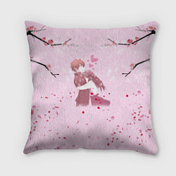 Подушка квадратная Аниме Объятия Любовь Пара, цвет: 3D-принт
