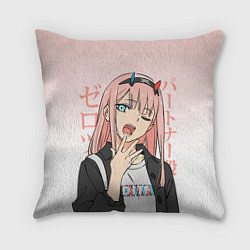 Подушка квадратная Zero Two Darling in the Franxx