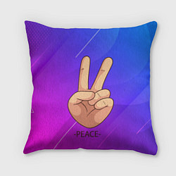 Подушка квадратная ВСЕМ МИР PEACE Z