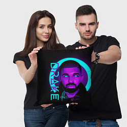 Подушка квадратная Drake, цвет: 3D-принт — фото 2