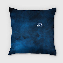 Подушка квадратная Ori Logo Ori and the Will of the Wisps Z, цвет: 3D-принт