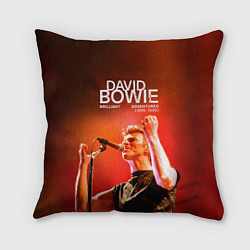 Подушка квадратная Brilliant Live Adventures - David Bowie, цвет: 3D-принт