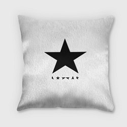 Подушка квадратная Blackstar - David Bowie, цвет: 3D-принт