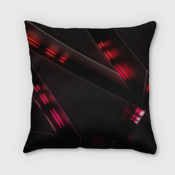 Подушка квадратная Ночные огни, цвет: 3D-принт