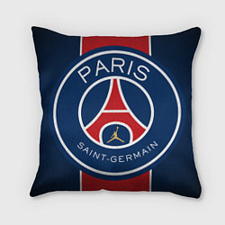 Подушка квадратная Paris Saint-Germain PSG, цвет: 3D-принт