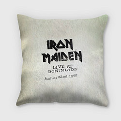 Подушка квадратная Live at Donington - Iron Maiden