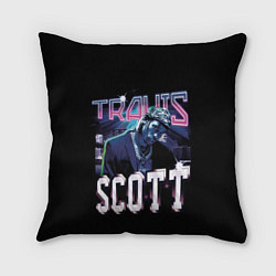 Подушка квадратная Travis Scott RAP