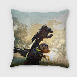 Подушка квадратная Biomutant Биомутант рука