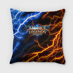 Подушка квадратная Mobile Legends разряды молний flash, цвет: 3D-принт