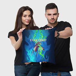 Подушка квадратная EVERTRIED РОЛЕВАЯ ИГРА, цвет: 3D-принт — фото 2