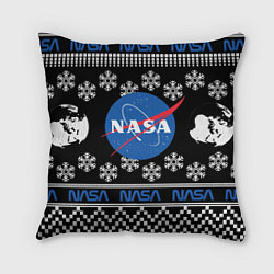 Подушка квадратная НАСА НОВЫЙ ГОД