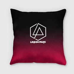 Подушка квадратная LINKIN PARK LOGO CARBON