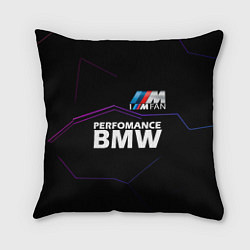 Подушка квадратная BMW фанат, цвет: 3D-принт