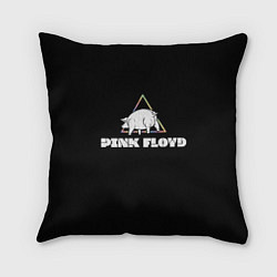 Подушка квадратная PINK FLOYD PIG, цвет: 3D-принт