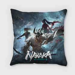 Подушка квадратная Naraka team