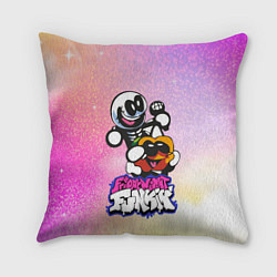 Подушка квадратная Skid and Pump Friday Night Funkin, цвет: 3D-принт