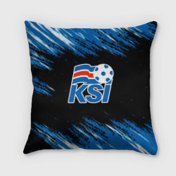 Подушка квадратная KSI ICELAND - сборная, цвет: 3D-принт