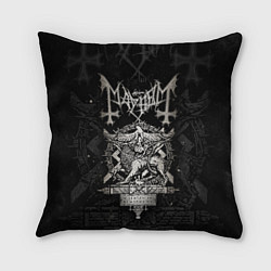 Подушка квадратная MAYHEM - A Season In Blasphemy, цвет: 3D-принт
