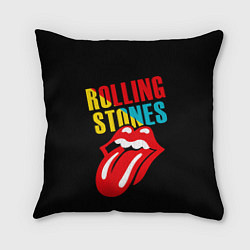 Подушка квадратная Роллинг Стоунз Rolling Stones