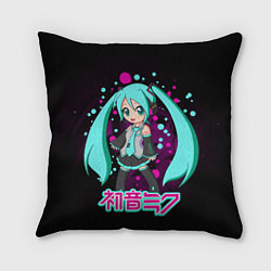 Подушка квадратная Мику Хацунэ, Hatsune Miku