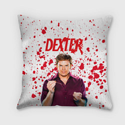 Подушка квадратная Декстер Dexter, цвет: 3D-принт