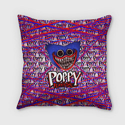 Подушка квадратная Huggy Wuggy: Poppy Pattern