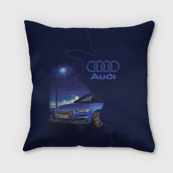 Подушка квадратная AUDI лого
