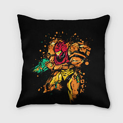 Подушка квадратная Metroid Dread, Samus Aran, цвет: 3D-принт