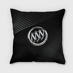 Подушка квадратная Buick Black wave background