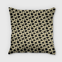 Подушка квадратная Шкура Леопарда Leopard, цвет: 3D-принт