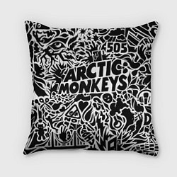 Подушка квадратная Arctic monkeys Pattern