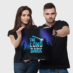 Подушка квадратная The Long Dark Logo, цвет: 3D-принт — фото 2