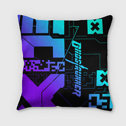 Подушка квадратная Ghostrunner Neon