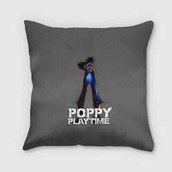 Подушка квадратная HUGGY WUGGY POPPY PLAYTIME, цвет: 3D-принт